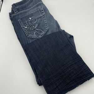 Decree Bootcut Jeans Dark Wash Denim Comfort Stretch Womens Size 13